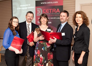 CETRA management and staff at 2012 CETRA Ireland grand opening in Limerick.