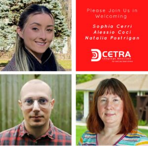 CETRA New Staff