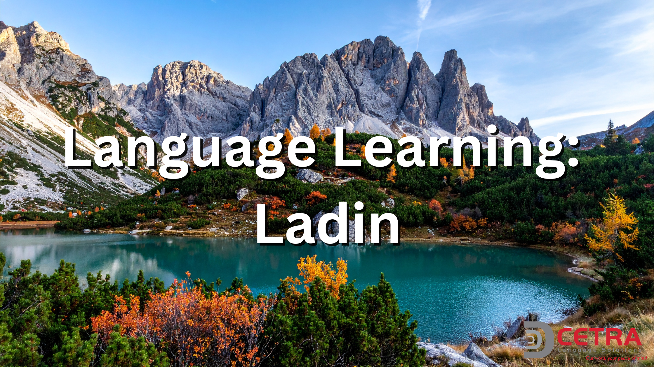 Language Learning: Ladin